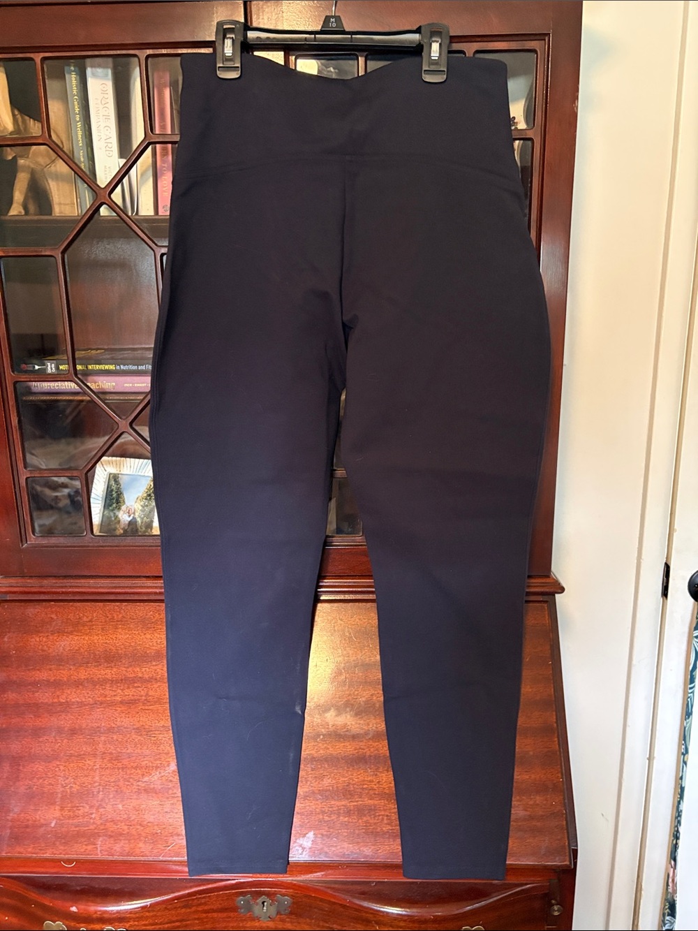 SPANX Classic Navy High-Waist Ponte Ankle Leggings
